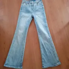 Dazy ブーツカットデニム ライトブルー