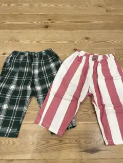 【BREEZE breeze】キッズ.ベビー ボトムス２点セット80/90