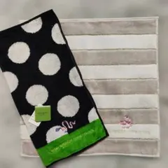 ２枚 新品 Kate spade ♠️ ケイト・スペード ハンドタオル 蛇