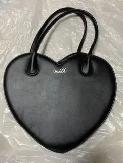 MILK ハートバッグ　ブラックのサムネイル