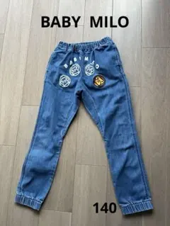 A BATHING APE BABY MILO デニムパンツ 140cmのサムネイル