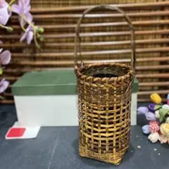 花籠 花器 インテリア フラワーベース 昭和レトロ 当時物 華道