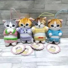 mofusand パジャマにゃんマスコット2　4種セット ⑫