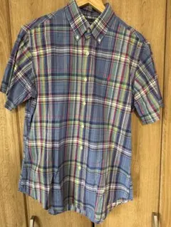 Ralph Lauren 半袖シャツ M カスタムフィット チェック柄