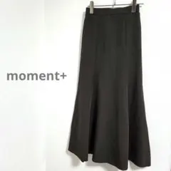 moment+ カットジョーゼットマーメイドフレアスカート M チャコールのサムネイル