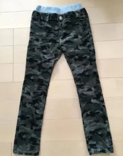 迷彩 デニムパンツ130cm