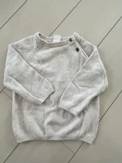 H&M ボタン付きセーター アイボリー　80サイズ