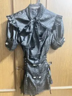 地雷系セットアップ 黒 チャイナ