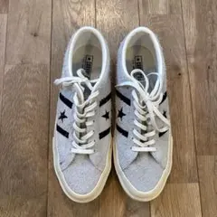 コンバース ワンスター　スウェード グレー US8,5