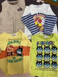 子供服アンパンマン3セット＋オマケ1点⭐︎90-100cm