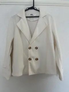 アイボリー ダブルブレストジャケット