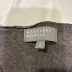MARGARET HOWELL 麻100% 長袖カーディガン