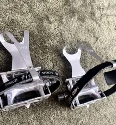 MKSペダル NJS認定競輪ペダル　TOE CLIP L