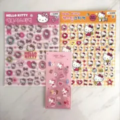 ハローキティー キティちゃん 韓国限定 ステッカー 3枚セット ©マークあり