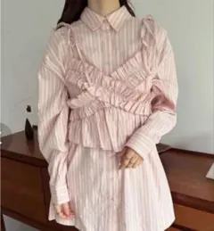 one after Another NICE CLAUPビスチェセット ピンク