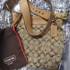 COACH シグネチャー ショルダーバッグ