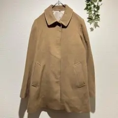 【無印良品】ウールカシミヤ混コート Sサイズ ベージュ 比翼仕立て　レディース