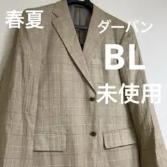 訳あり最終お値下げ♡未使用♡チェック柄 ベージュ テーラードジャケット春夏のサムネイル