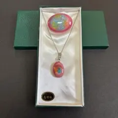九谷焼 ブローチ ネックレス
