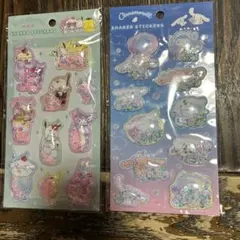 サンリオキャラクターズ♪シェイカーステッカーズ　2枚セット