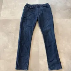 UNIQLO イージーパンツダークブルー デニムパンツ M