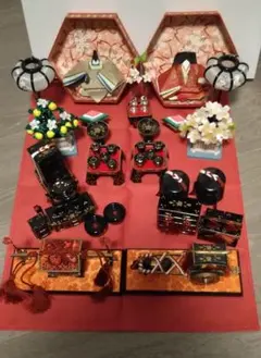 お道具　ミニチュア　22点セット　ひな祭り