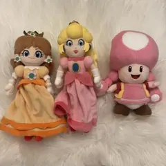 デイジー・ピーチ・キノピオ ぬいぐるみセット