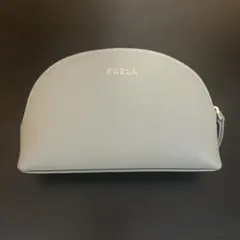 FURLA ポーチ グレー 半月型