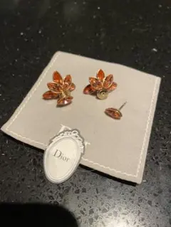 Christian Dior 2015 Flower ピアス　ピンク