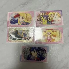 アイカツ！ LOVELETS ラブレッツ シール 星宮いちご 霧矢あおい