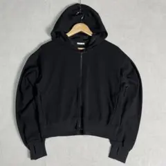 GU UVカット フルジップパーカー　短丈　長袖　ジーユー　サイドポケット　L