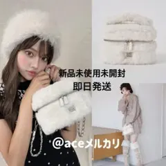 専用 darich ダーリッチ フェイクファーショルダーミニバッグ