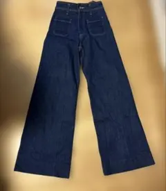 ZARA ハイウェストワイドレッグデニム EUR 32