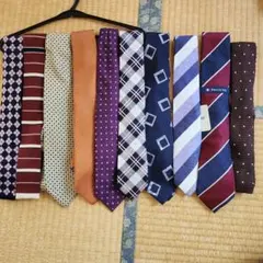 ネクタイ 10本セット未使用品あり 多様なデザイン