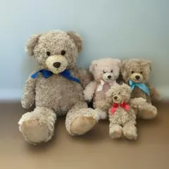 大小　ハニーテディベア　ぬいぐるみ　4点　セット