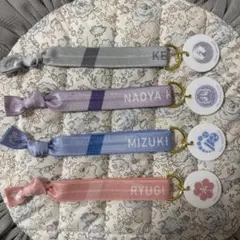 刀剣乱舞 大演練 リボンバンド 刀ミュ 物吉・刀ステ 鶴丸 長義 骨喰