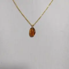 再出品大特価琥珀ペンダント ネックレス ゴールドチェーン