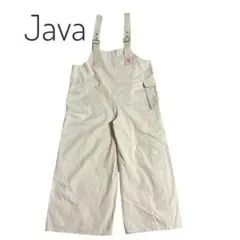 Java ホワイト サロペット　XLサイズ