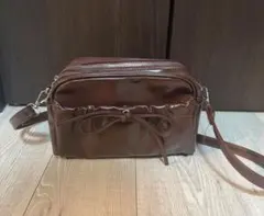 ナイスクラップ NICE CLAUP リボンショルダーバッグ