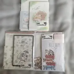 101匹わんちゃんとチップとデール くまレターセットまとめ売り