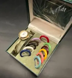 GUCCI チェンジベゼル腕時計 電池交換済 動作確認済