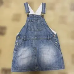 Petit Bateau デニムジャンバースカート 102cm