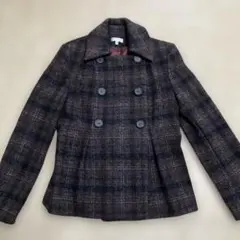 【KOOKAI】未使用　コート ジャケット ショート丈 チェック柄 レディース