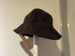 British Wool OVERRIDE ウールハット ダークブラウン