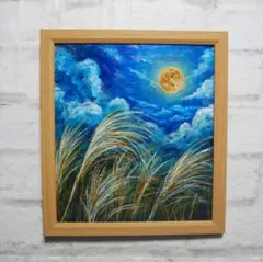 【真作】絵画　油彩4号　緑陰の水路閣　穏やかな光と影を描く風景油彩画　W7 真作】絵画油彩4号緑陰の水路閣穏やかな光と影を描く風景油彩画