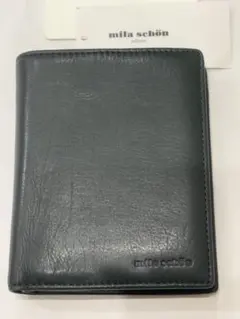 新品　ミラショーン　CALF LEATHER 中ベラ付二つ折り財布　ミドルサイズのサムネイル