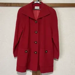 Tokyo Sienne 東京ブラウス コート 赤 レディース　レトロ　古着