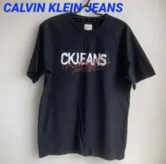 美品 Calvin Klein Jeans ロゴT 黒 M