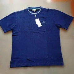LACOSTE 鹿の子Tシャツ　ネイビー XL