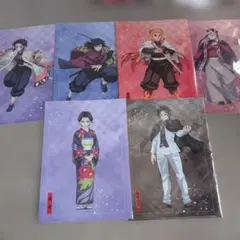 アニプレックスオンラインくじ　鬼滅の刃　E賞　クリアファイル2枚セット　6種